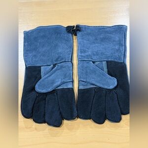 New leather Welding Gloves 16 inches Fire & Heat Resistant. New.
